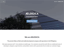 Tablet Screenshot of aelogica.com